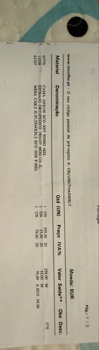 Mobilia quarto solteiro (cama + mesa de cabeceira)