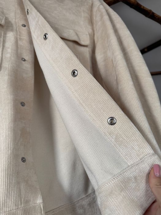 Вельветова бежева сорочка Calvin Klein CORDUROY OVERSHIRT