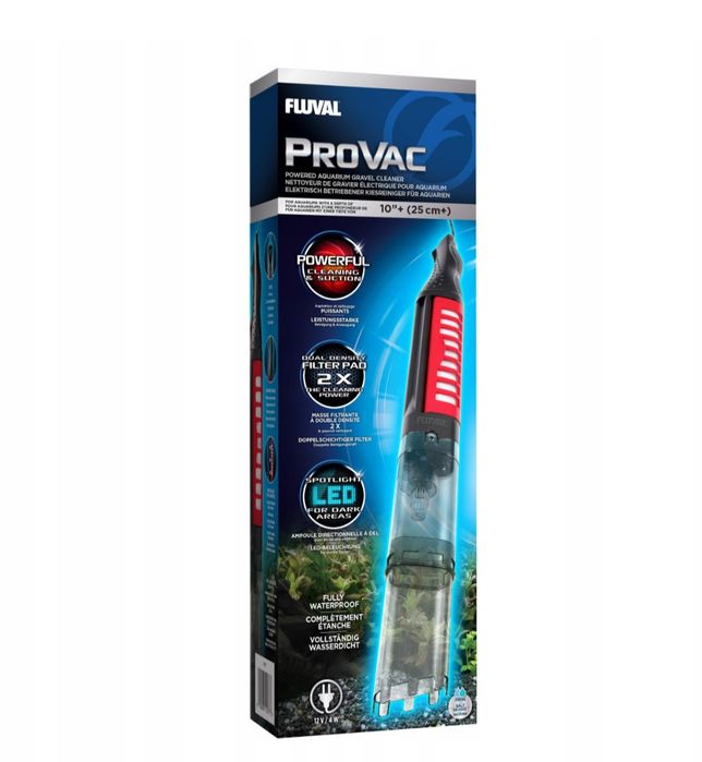 Fluval Pro Vac - elektryczny odkurzacz do akwarium z przedłużką