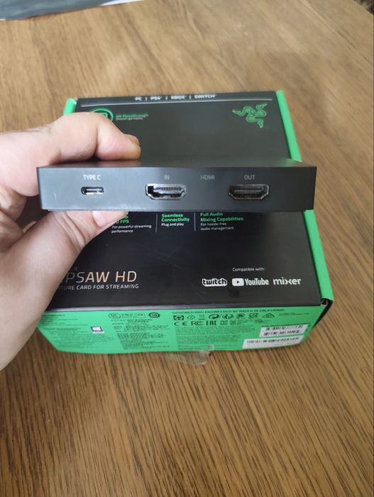 Карта відео захвата razer ripsaw hd
