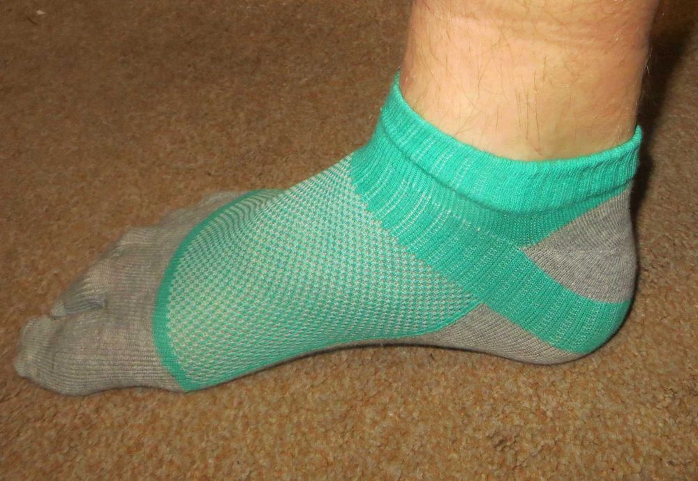 skarpety Fivefingers pięciopalczaste termoaktywne   czarno czerwone