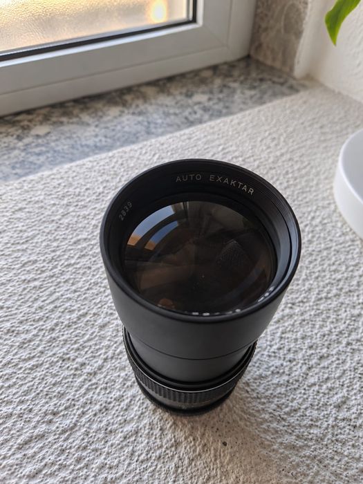 Objetiva Auto Exaktar 200mm f/3.5 – Vintage Teleobjetiva