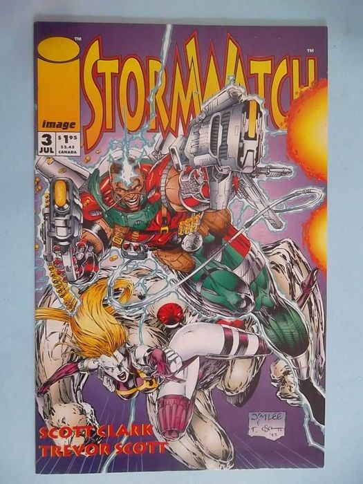 Stormwatch # 1-3 Image / WildStorm 1993 Scott Clark / Trevor Scott