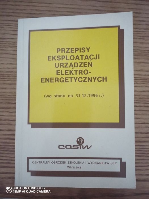 Przepisy eksploatacji urządzeń elektryczno-energetycznych
