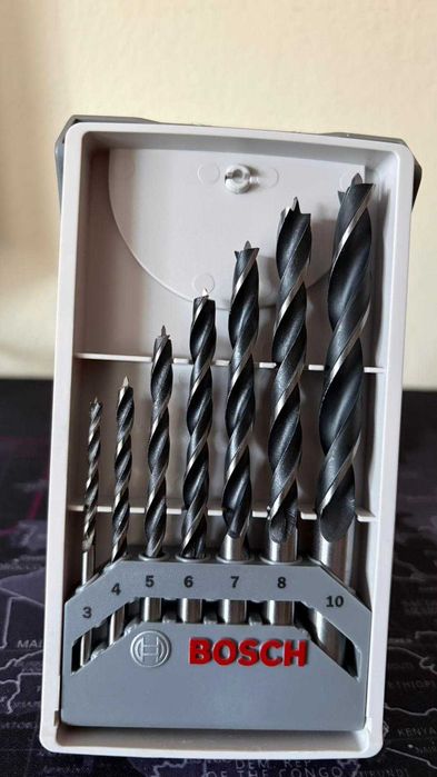 Conjunto BOSCH de 7 brocas para madeira *Novo