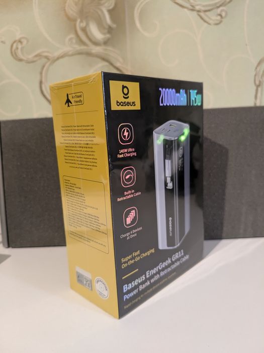 Павербанк Baseus EnerGeek GR11 | 20000mAh | 145W | Grey