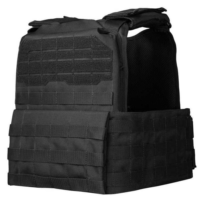 Плитоноска Ares Gen.2 Чорна (чорного кольору) Cordura. Швидкоскид.