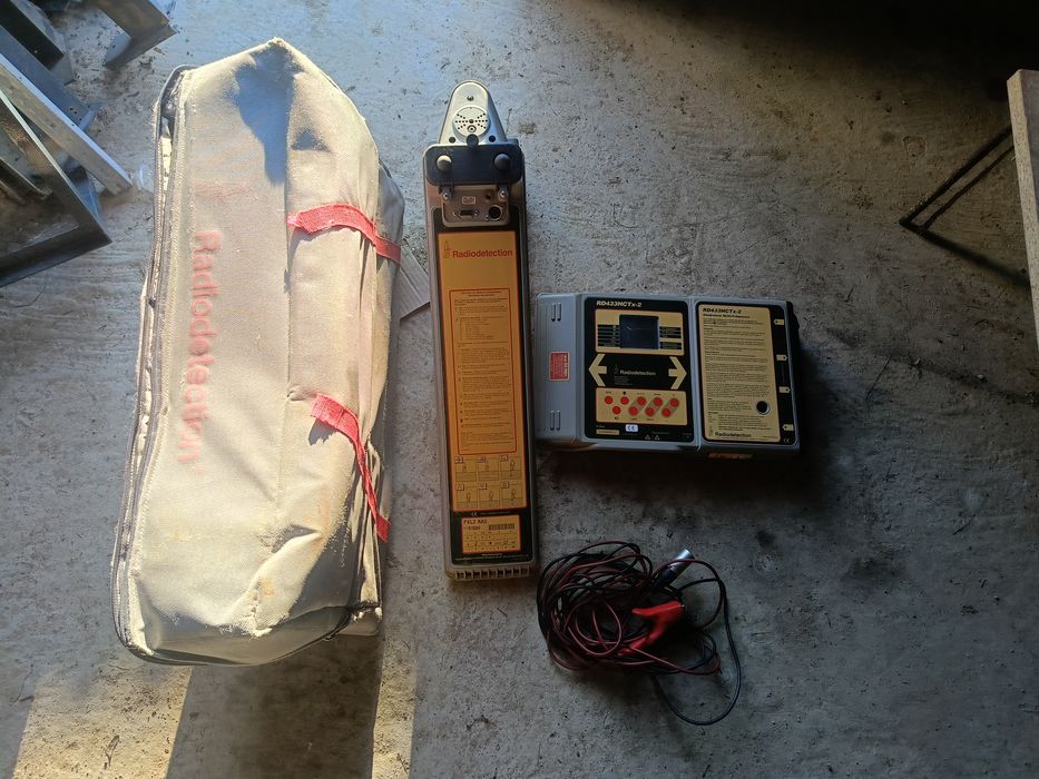 Lokalizator kabli radiodetection RD433HCTx2 komplet z łapą
