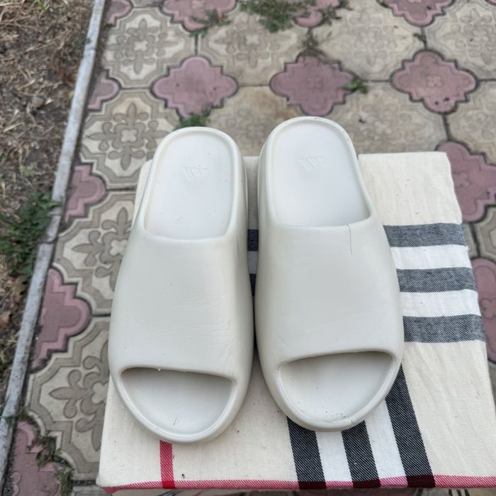 Тапочки, шлепанцы Adidas Yeezy Slide Beige, 47-48 размер, Оригинал, Тапки Сланцы Шльопанці