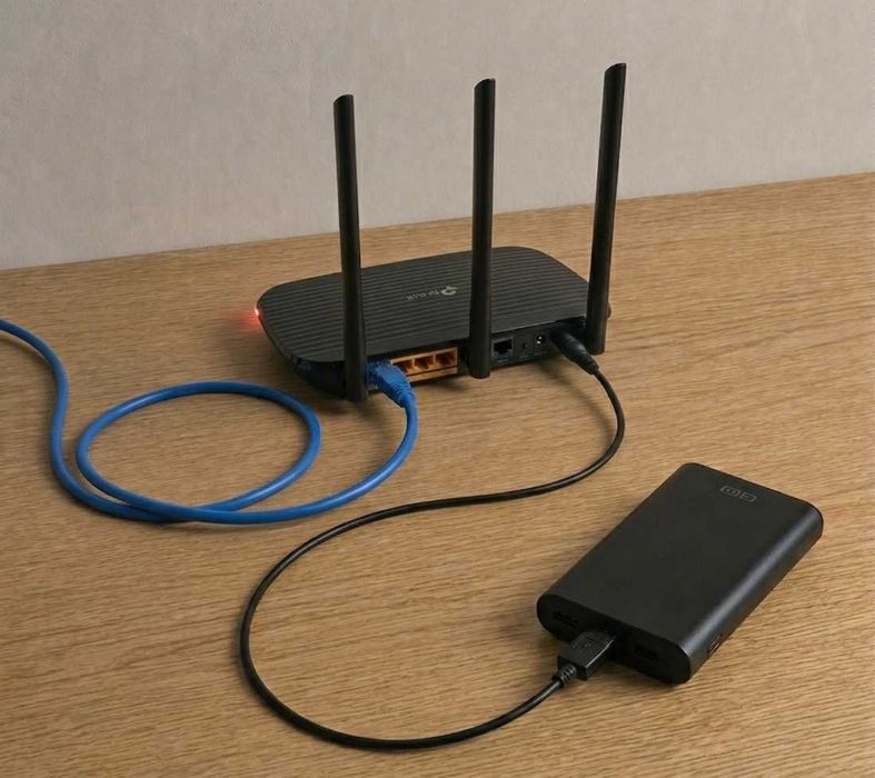 Интернет без света: кабель для питания роутера/GPON от пауэрбанка (USB/DC 5V-12V)
