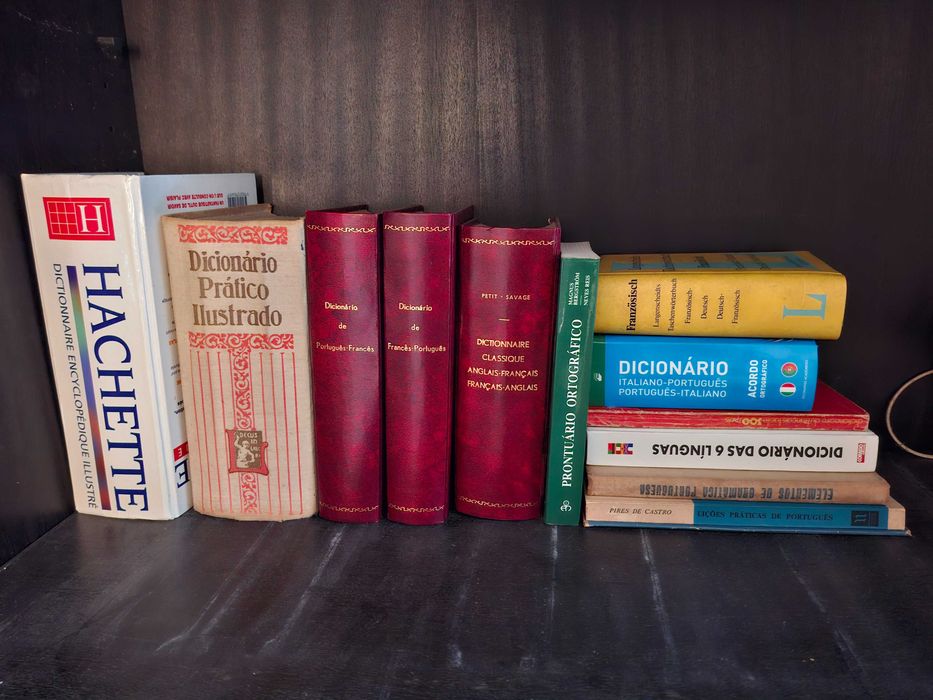 Livros de História e dicionários - Preço para lote