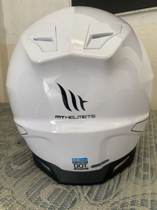 Capacete MTHelmets branco XL