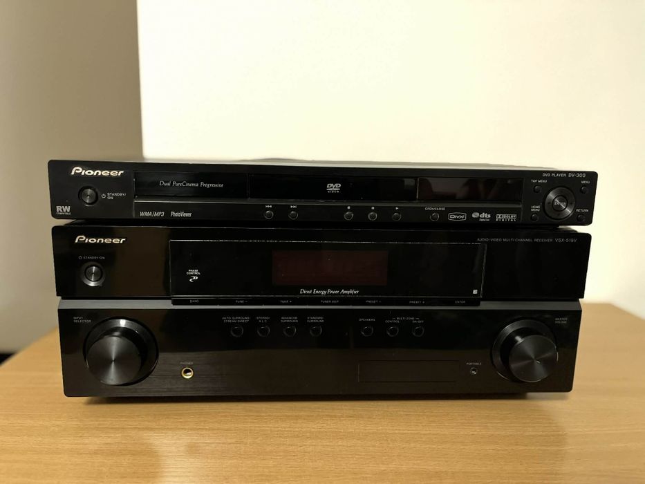 Zestaw Pioneer – amplituner + odtwarzacz DVD
