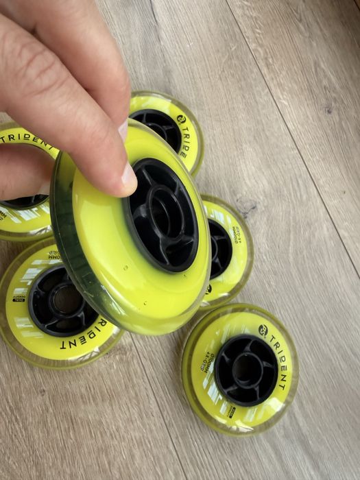 Kółka do rolek Powerslide Trident 100mm DD X-GRIP - 6 szt.