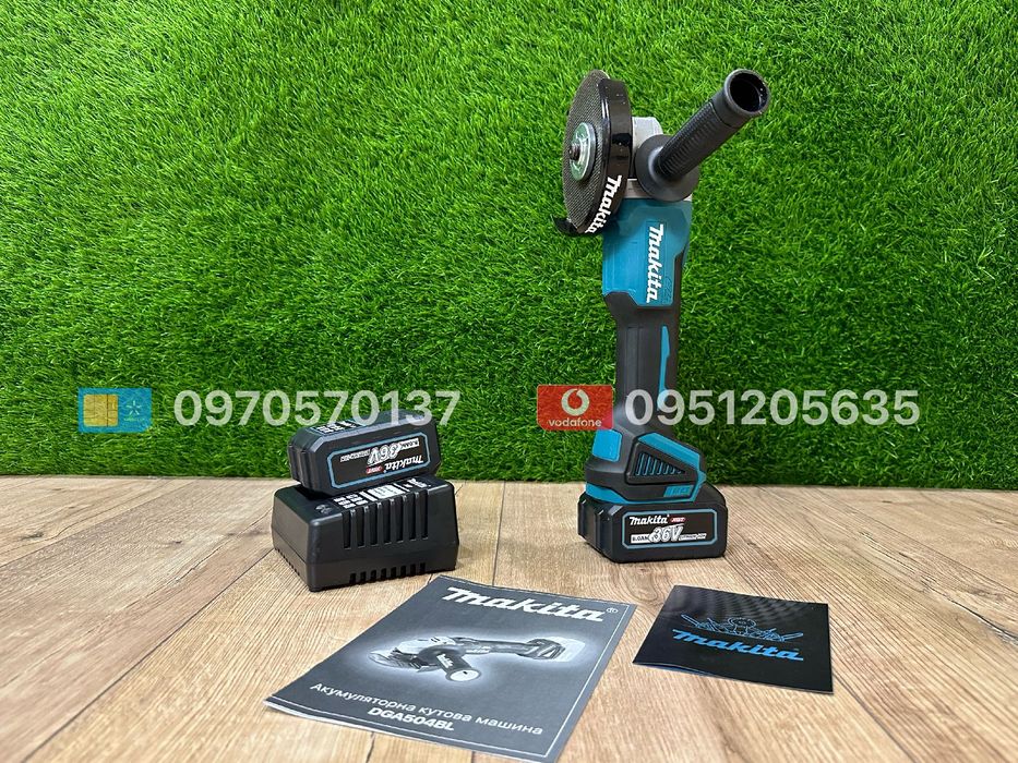 Болгарка акумуляторна Makita DGA504BL Pro 36V 8Ah кшм шліфмашинка ушм