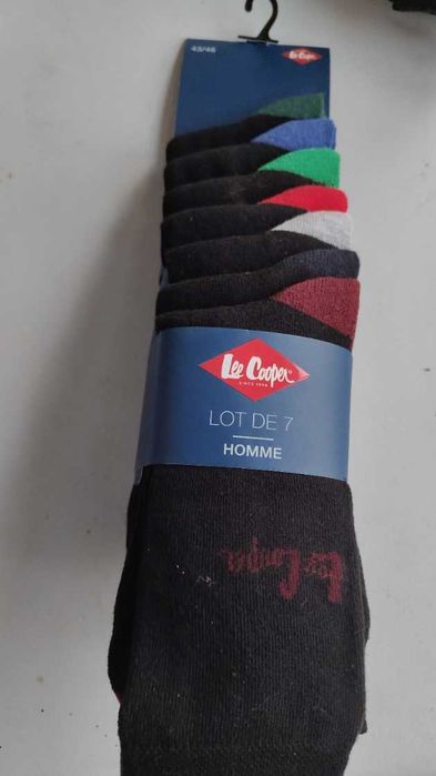 Lee Cooper skarpety męskie 7 par rozmiar 43/46 bawełniane