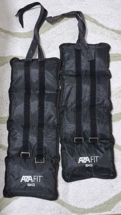 Halteres maleável Tornozelos 5kg cada Musculação Treino
