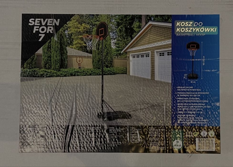 Kosz do koszykówki DUŻY KOSZ seven for 7
