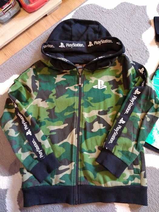 Bluza i koszulka chłopięca Next PlayStation rozmiar 134 cm super stan