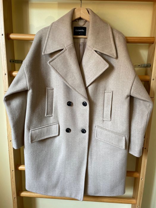 Sobretudo Casaco Tintoretto mulher L bege beige crú inverno