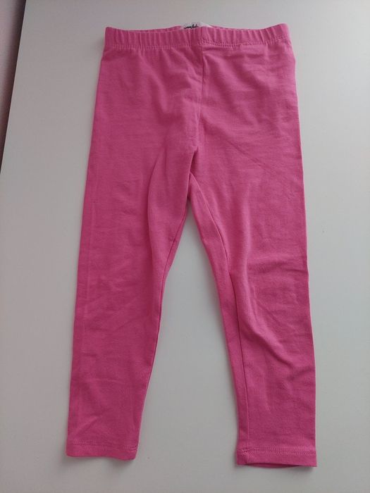 Różowe nowe legginsy Sinsay 2-3l 92-98cm