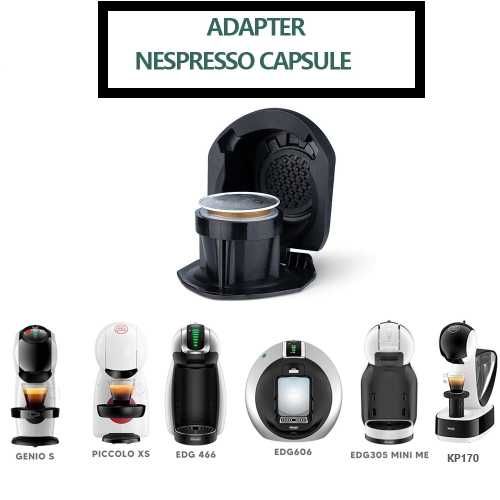 Adaptador conversor Dolce Gusto para Nespresso