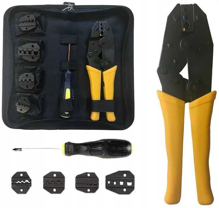 Кримпер зі змінними матрицями / Прес кліщі для опресування