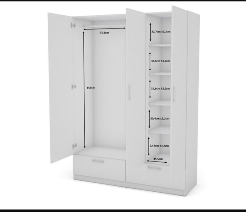 Roupeiro OSLO conforama