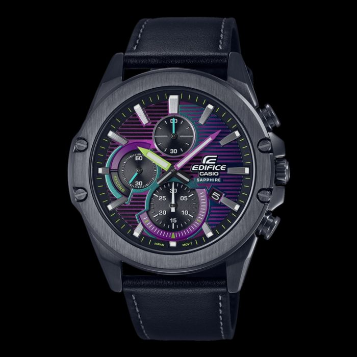 Годинник CASIO Edifice Neon Night Cyberpunk 2077 Slim line EFR-S567CPL ...
