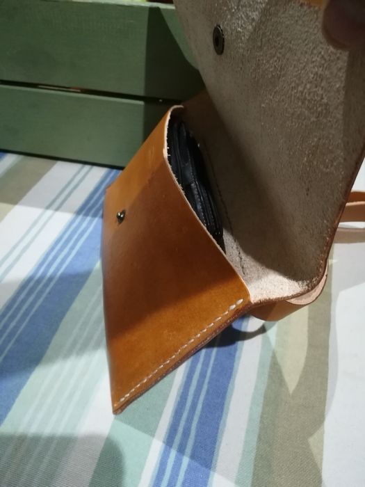 Bolsa cintura pele