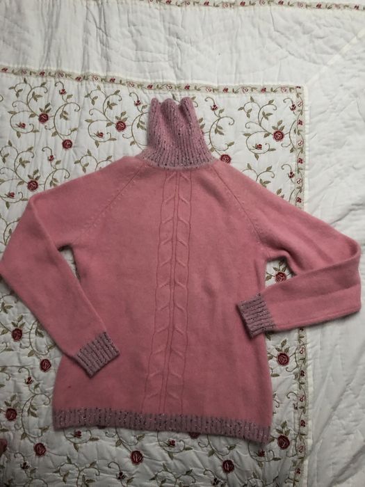 Milutki golfik angora różowy roz. S/M