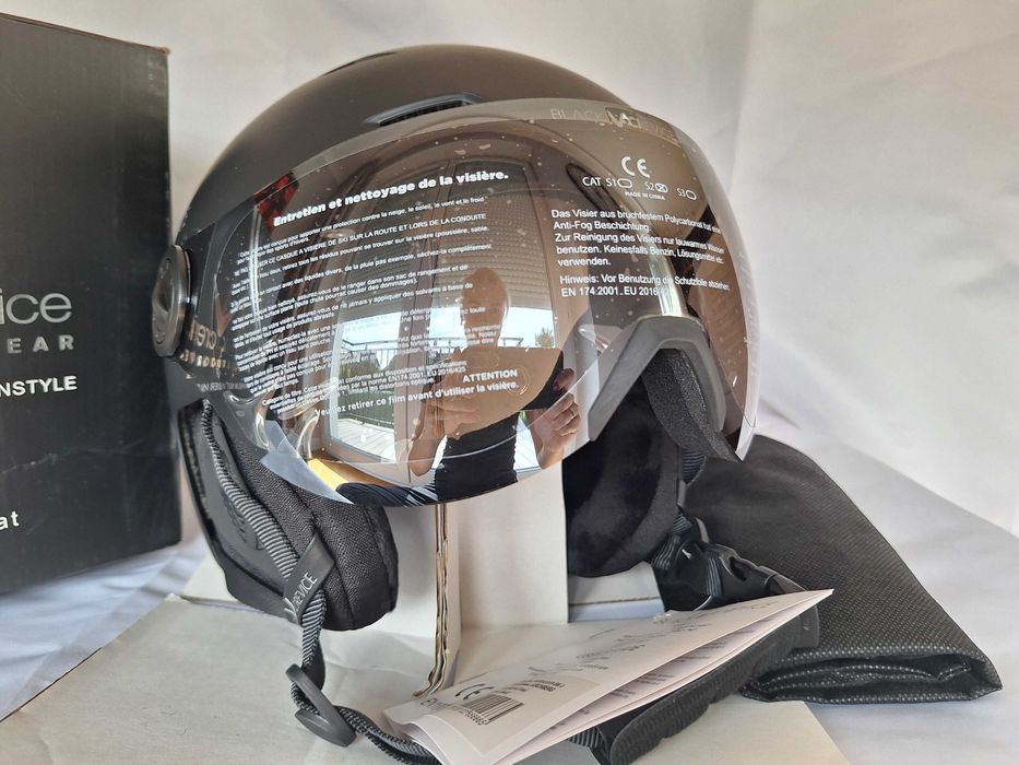 Kask narciarski Black Crevice Kirchberg Black M 54-57cm