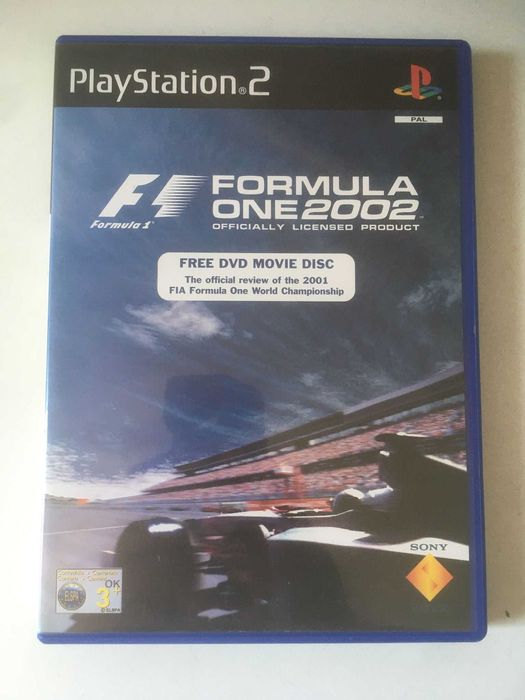 PS2 - Formula One 2002 (+ Free DVD Movie Disc Review 2001)