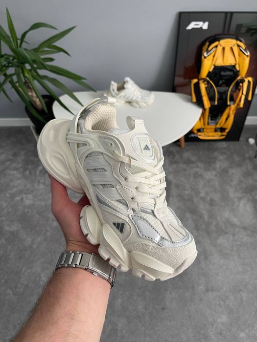 Кросівки Adidas Vento XLG Runner Deluxe Cloud White Grey • Адідас хлдж (білі)
