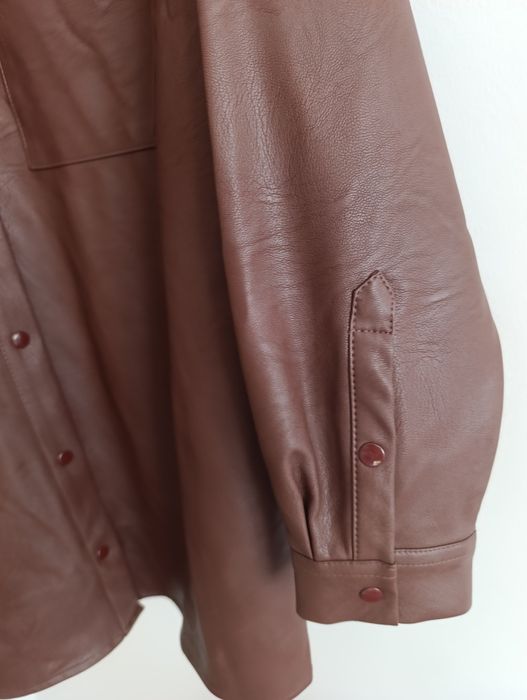 Koszula damska ze sztucznej skóry XL