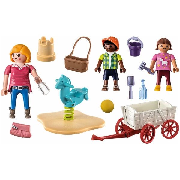 Playmobil educadora com carrinho NOVO