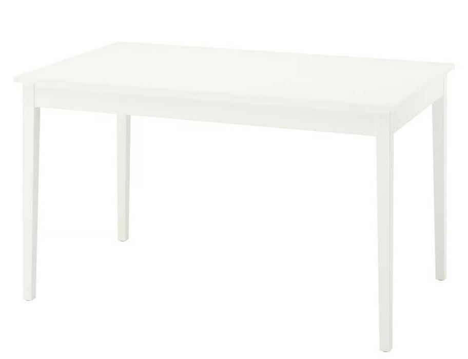Mesa extensível, branco, 130/190x80 cm · Como novo