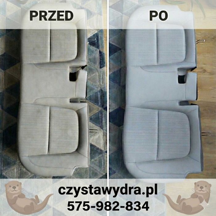 Pranie tapicerki z dojazdem, samochody, meble + suszenie gratis!