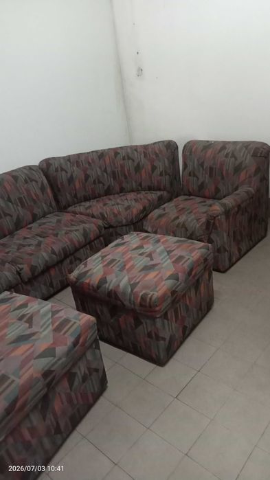 Sofá 5 lugares mais 2