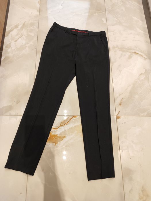 Hugo Boss spodnie wełniane garniturowe 2XL