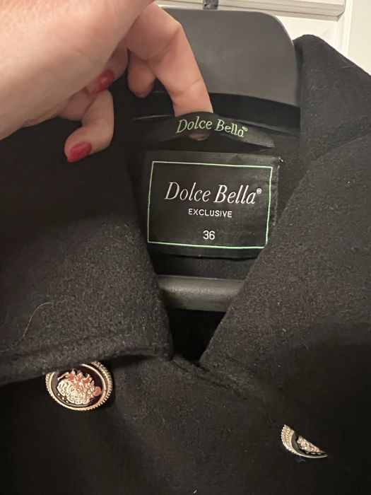 Plaszcz damski welna rozmiar S/M Dolce Bella