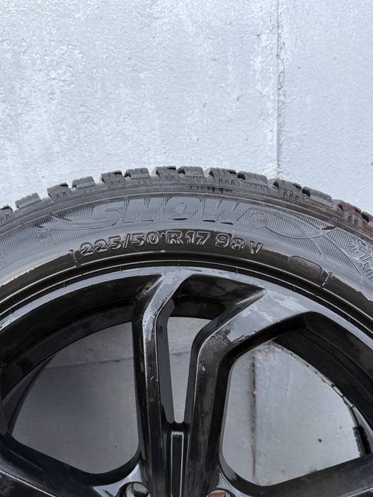 Диски Ауди 5*112 ротор з гарною резиною 17р ціна за штуку