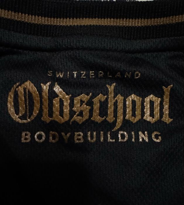 Майка Oldschool Bodybuilding Gold