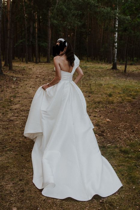 PRONOVIAS - Sedna, welon perły, 2 suknia na zmianę