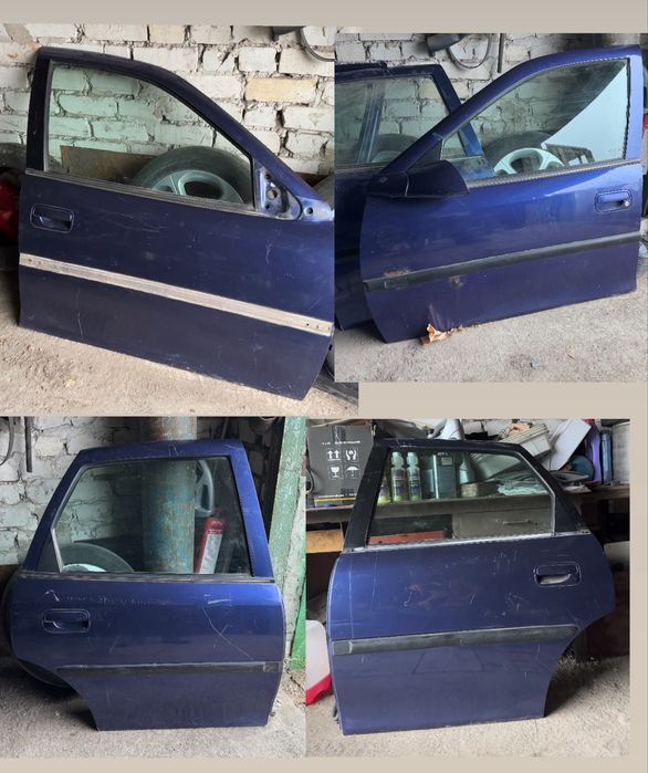 Двері VECTRA B в зборі з вікнами дзеркалами картами ручками 1000грн/шт