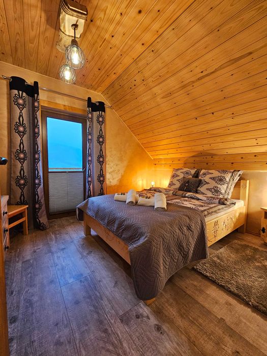 Domek z jacuzzi i sauną w górach na wyłączność