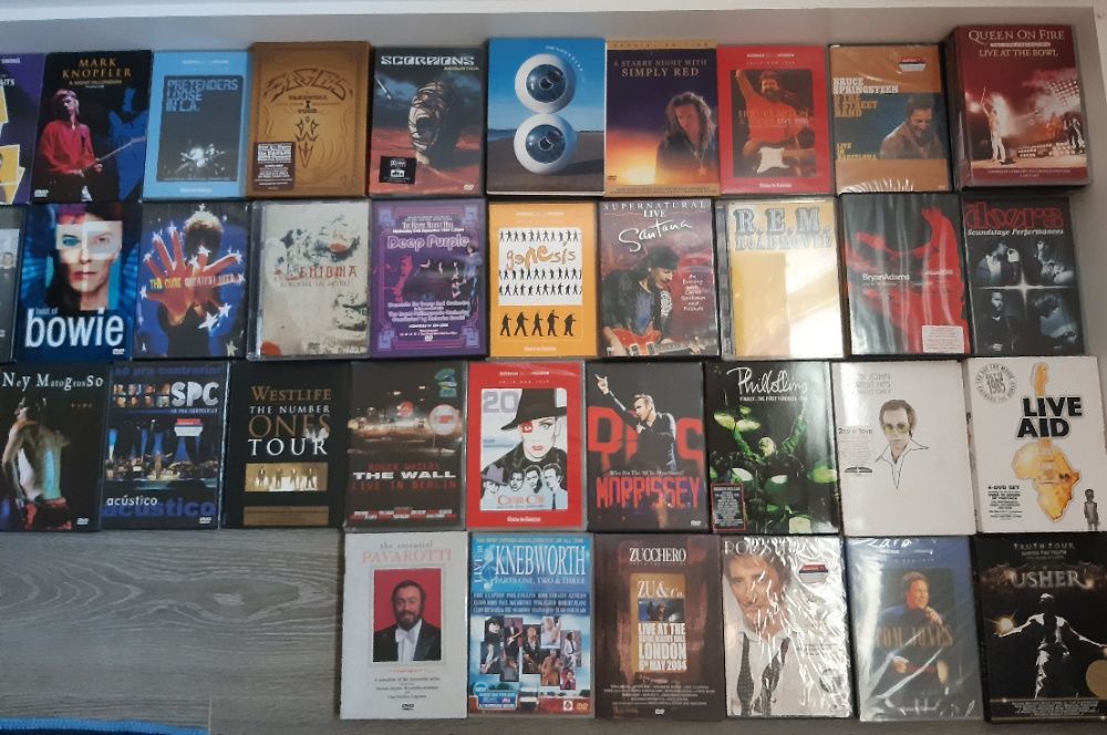 DVD - Bob Marley, Eagles, Enigma, Pink Floyd, REM, Santana, Usher, etc