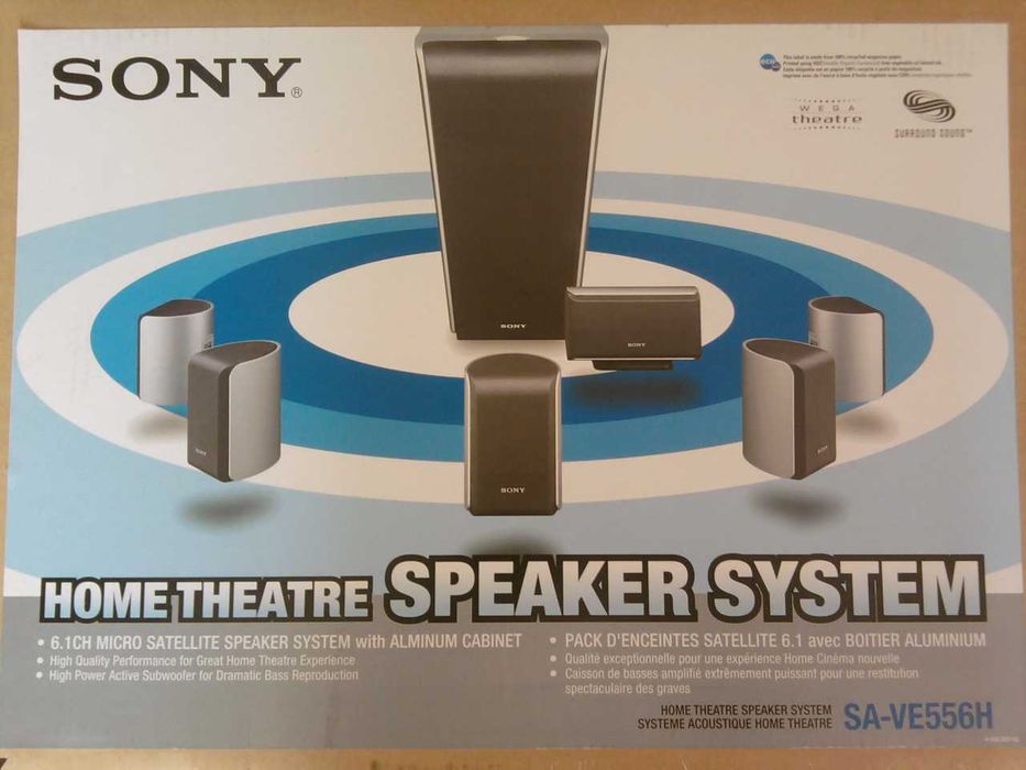 Recetor AV de Cinema em casa de 5.2 Sony STR-DH590 com 7 Colunas.