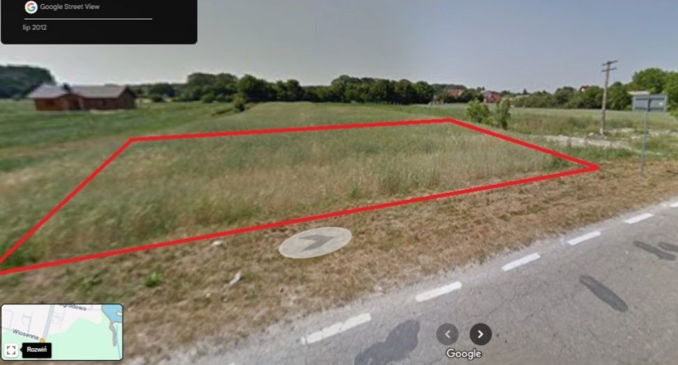 Działka budowlana 10 arów Wola Uhruska - Widok 2