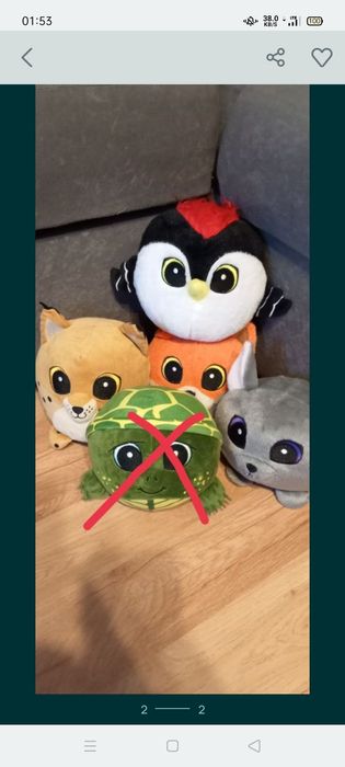 Zestaw pluszaków dla dziecka gang z biedronki